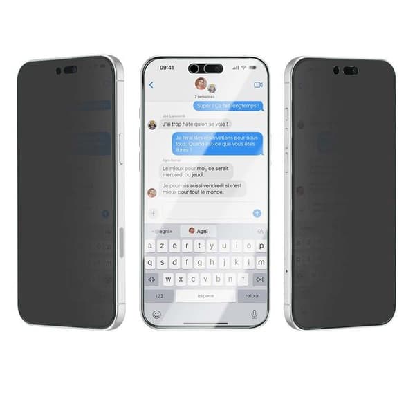 Härdat Glas - EIGER - iPhone Air - Antispion - 9H - 0,33 mm