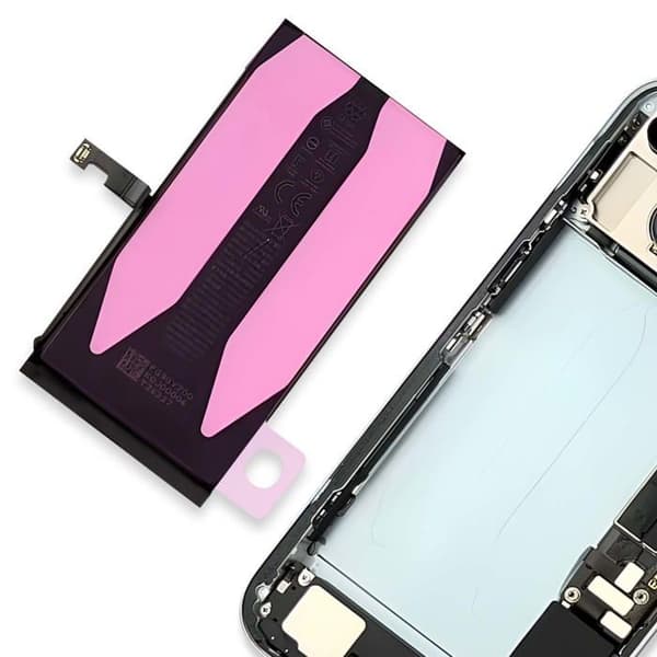 Batterilim för iPhone 15 Stark Fixering Transparent