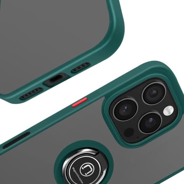 Coque - AVIZAR - iPhone 16 Pro Max - Stöttålig - Transformabelt hållband - Grön