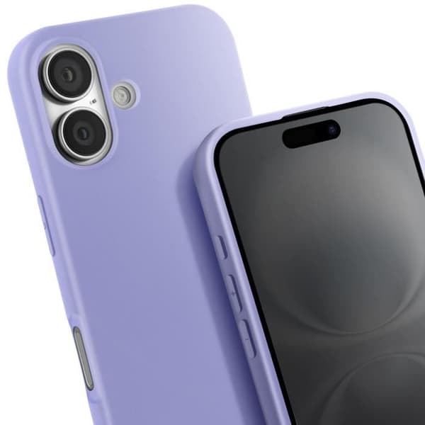 Coque Cordon Semi Rigide Soft touch för iPhone 16 Plus Lavendel