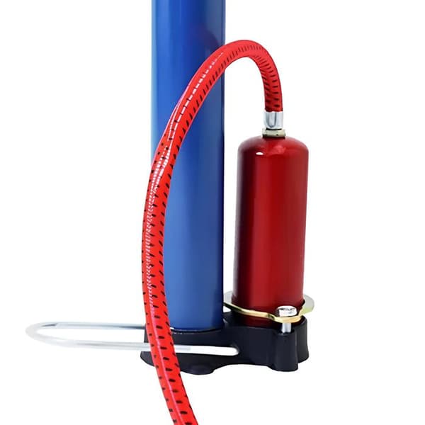 Manuell Mini Luftpump för Cykel 120 PSI Multi Ventil Blå