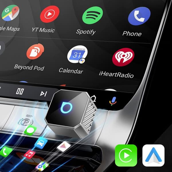 USB-adapter - AVIZAR - Ottocast Mini - USB / USB-C - Trådlös CarPlay & Android Auto - Bluetooth & Wi-Fi