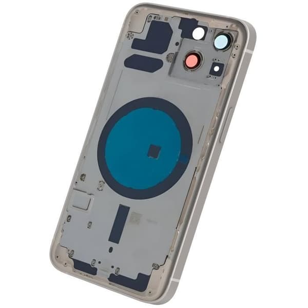 iPhone 13 chassi - Ersättningsglas bak - Vit