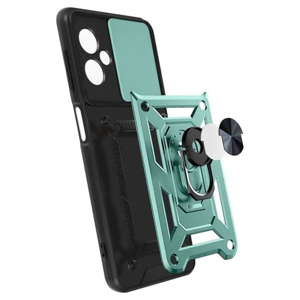 Fodral - AVIZAR - Xiaomi Redmi Note 12 5G - Stötsäker - Ring Video Support - Grön