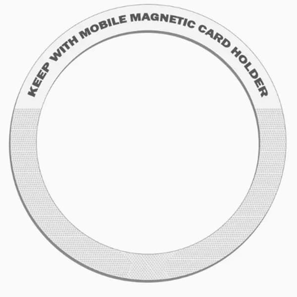 Pack med 2 magnetringar MagSafe för smartphone Jaym svart / silver