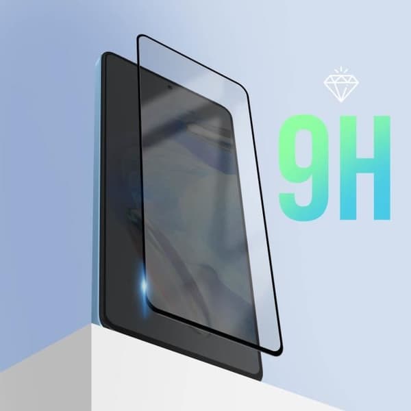 Härdat glas för Xiaomi Redmi Note 12 Pro och 12 Pro Plus Full Adhesion Black