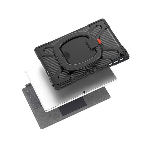 Coque - AVIZAR - Microsoft Surface Pro 8 - Multilager - Rotationshandtag - Svart