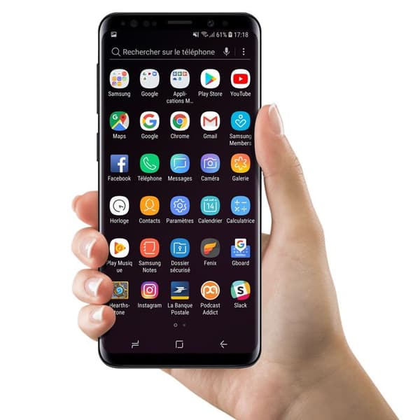 LCD-skärm - SAMSUNG - Galaxy S9 Plus - Original - Touchglas - Grå