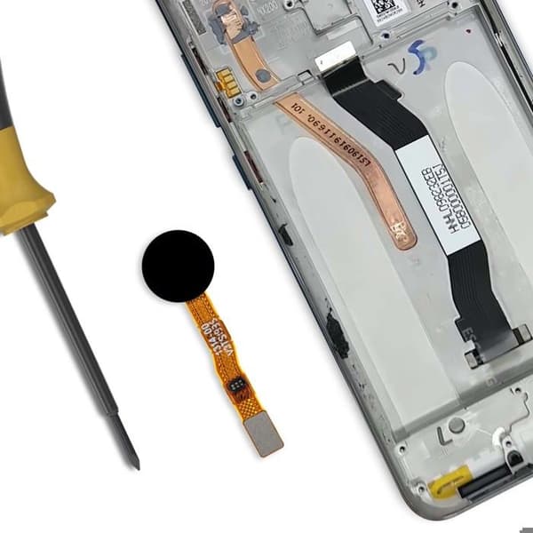 Fingeravtrycksläsare för Xiaomi Redmi Note 8 Pro Grå