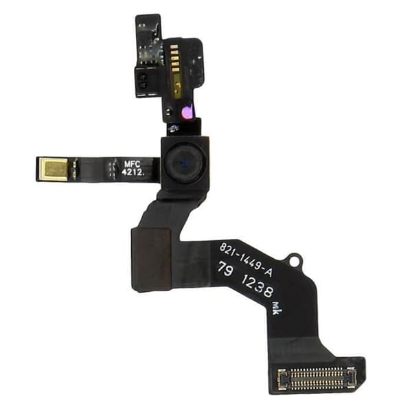 Frontkamera - AVIZAR - Apple iPhone 5 - Svart - Närhetssensor - Anslutningskabel