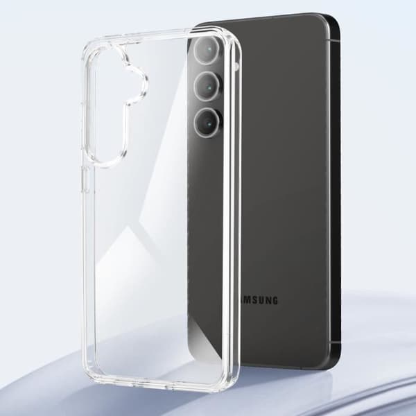 Coque - Samsung Galaxy S24 FE - Hård - Stötsäker - Transparent