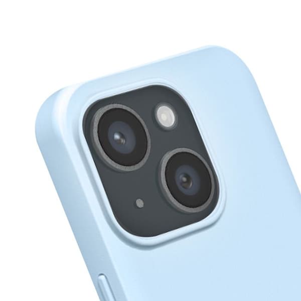 Skal för iPhone 15 Plus Modell SolidX Ultra-resistent Rhinoshield Ljusblå