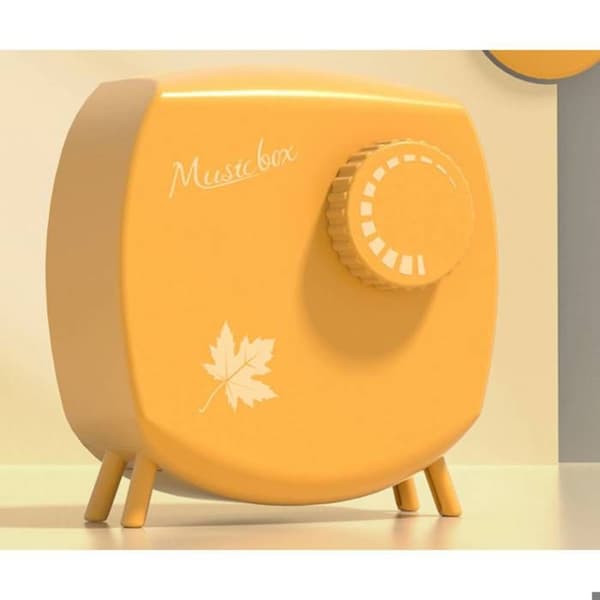 Musiklåda Modell Transistor Gul