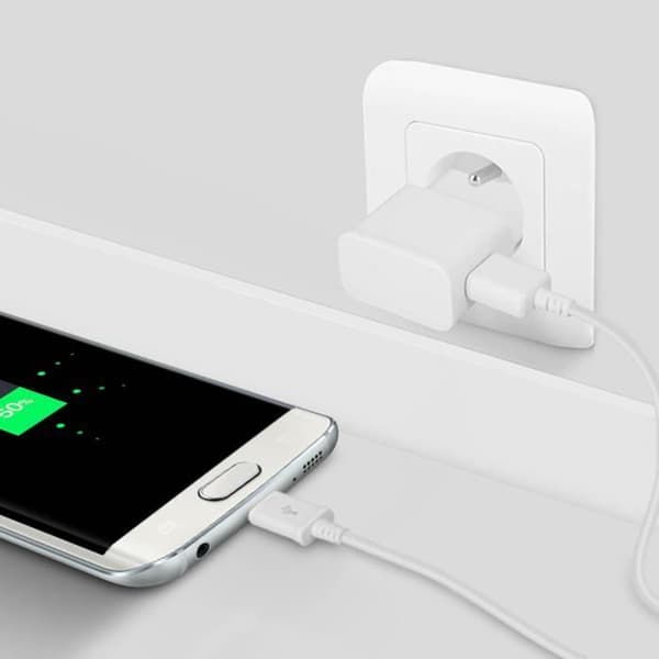 Micro-USB-kabel - SAMSUNG - Original - 1m - Laddning & Synkronisering - Vit