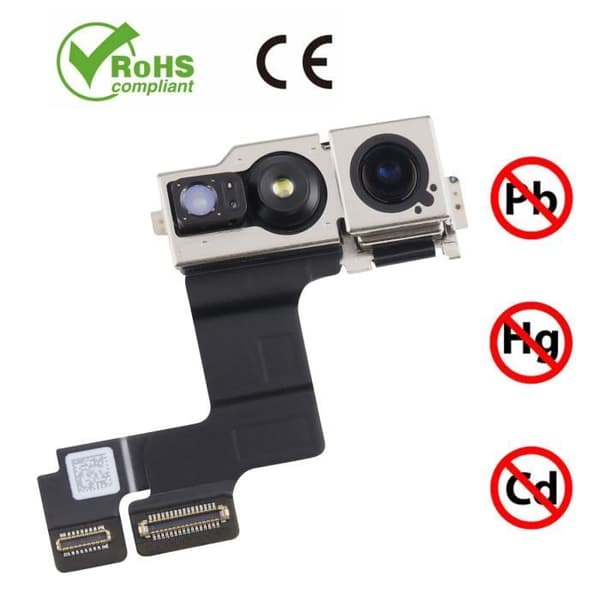 Frontkamera - Apple iPhone 15 Plus - 12MP Selfie Sensor - Relife - Svart