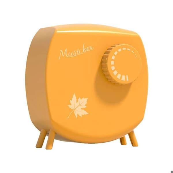 Musiklåda Modell Transistor Gul