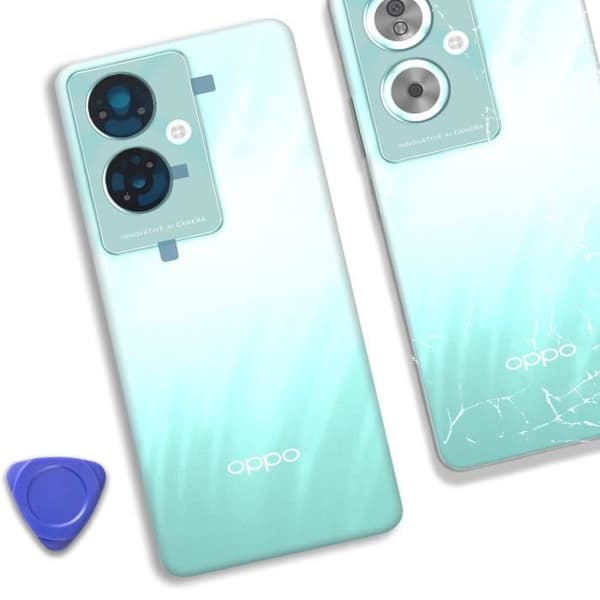 Ersättningsbaksida för Oppo A79 Grön