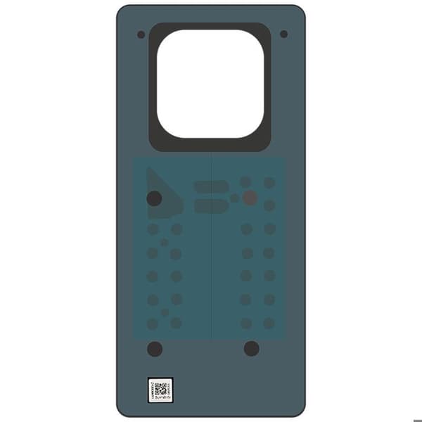 Batteri Cache för Redmi Note 14 Pro 4G Kompatibel Svart
