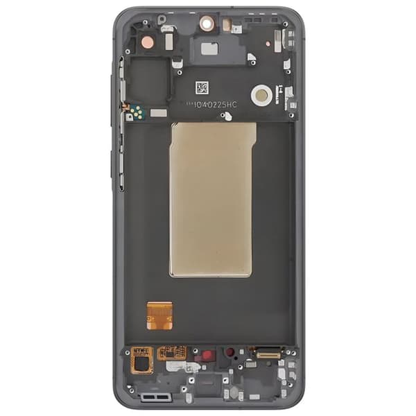 Helskärm för Galaxy A56 OLED-panel + Touchglas + Mörkgrå chassi
