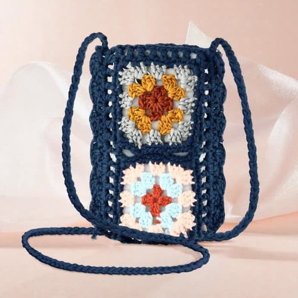 Sock Case - WavePocket - Hollow Woven - Colorful Patterns - Soft - Blue