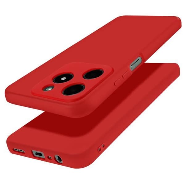 Coque - AVIZAR - Realme C61 - Semi-rigid - Soft-touch - Anti-spår Röd
