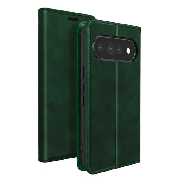 Plånboksfodral för Google Pixel 11 / 11 Pro Mocka Effekt med Stöd Grön