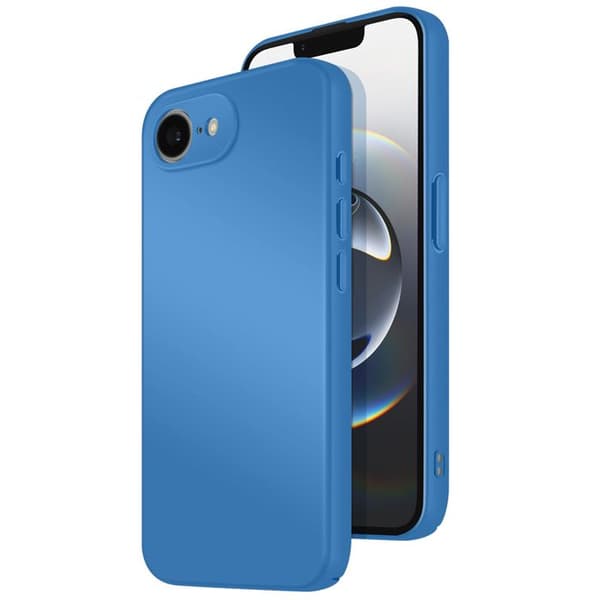 Siliconfodral för iPhone 17e Soft-Touch finish Fast Cover – Blå