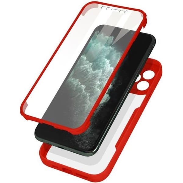 Coque iPhone 11 Pro - Apple - Stöttålig - Plexiglas - Polymer - Röd