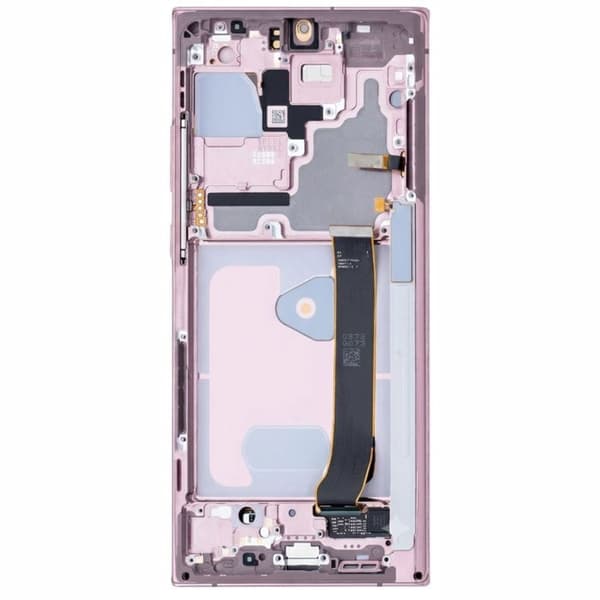 Fullskärm för Galaxy Note 20 Ultra OLED-panel med bronsram