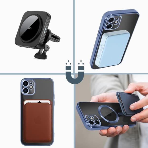 Coque MagSafe - Apple - iPhone 11 - Kromad - Blå - Mjuk