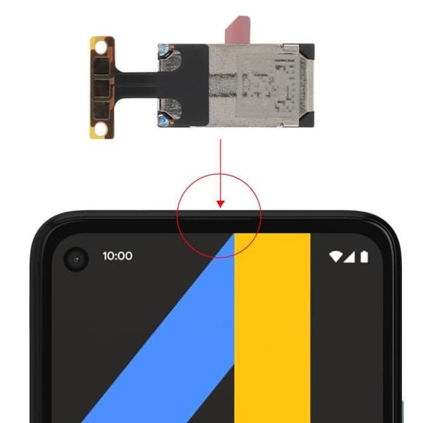 Intern högtalare - RELIFE - Google Pixel 4A - Svart - CE RoHS-certifierad