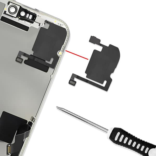 Ersättningsproximitysensor för iPhone 16 Pro Max Svart