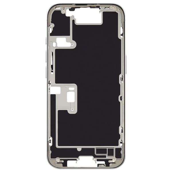 Ersättningscentralchassi för iPhone 16 Pro Max Vit / Svart