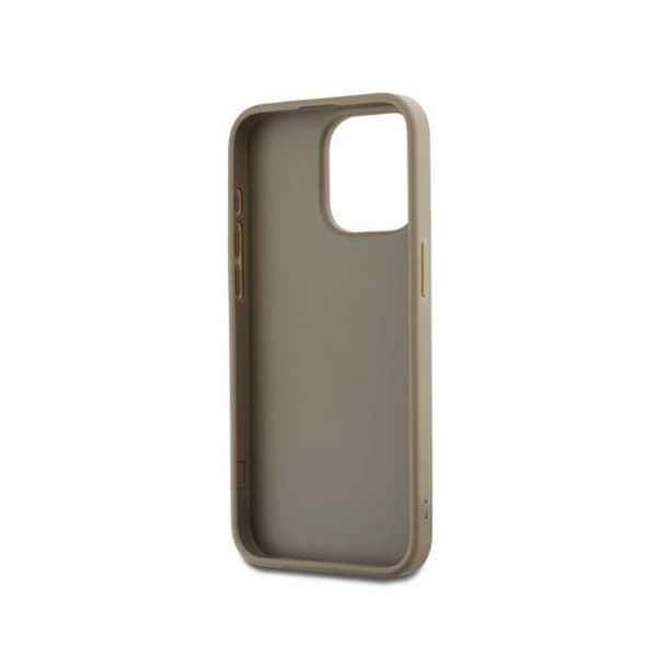 Coque - DKNY - iPhone 14 Pro Max - Beige - Handled - Metallisk Logotyp