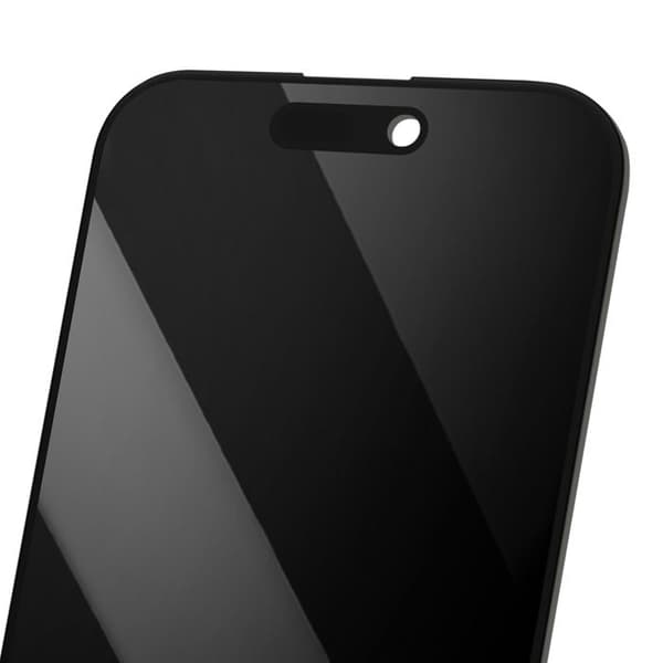 Heltäckande Hard OLED + Touchglas för iPhone 16 Pro Svart
