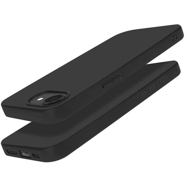 Siliconfodral för iPhone 17 i robust svart