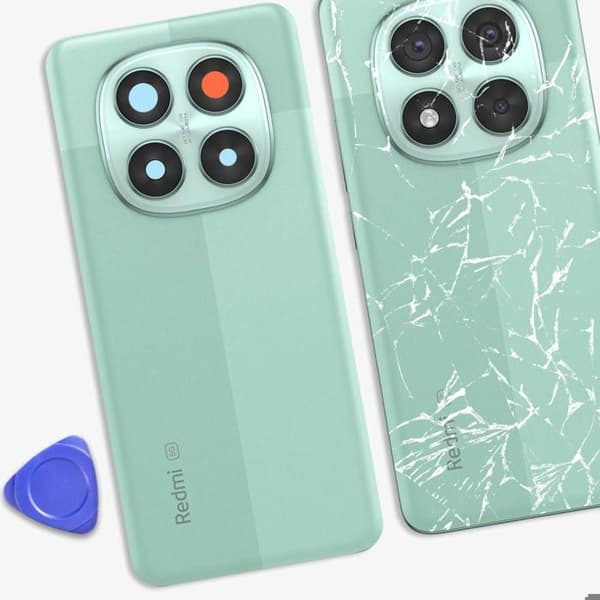 Batteri Cache för Redmi Note 14 Pro 5G Kompatibel Ljusgrön