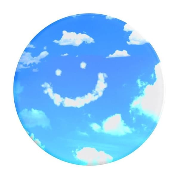 Ring och Universal Support - POPSOCKETS - Blue Skies - Infällbar - Video Support - Smartphone