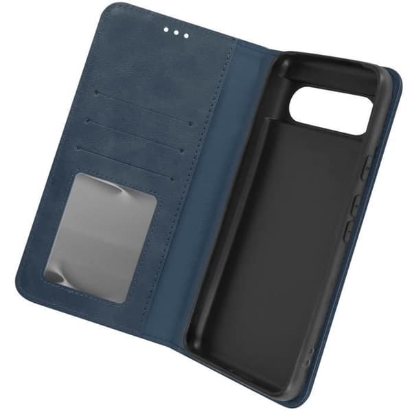 Google Pixel 8 plånboksfodral Checkerboard Pattern Geo Collection Midnight Blue