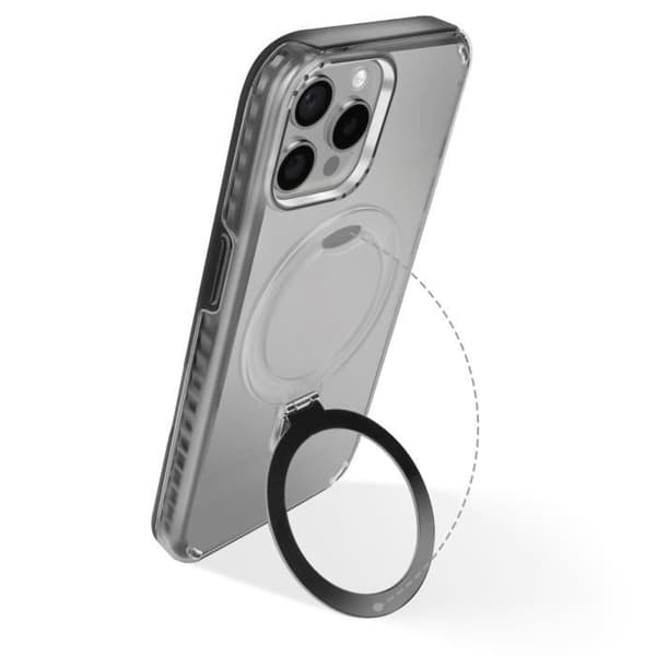 Coque MagSafe för iPhone 13 Pro Max Stöttålig med Fällbart Stöd Svart
