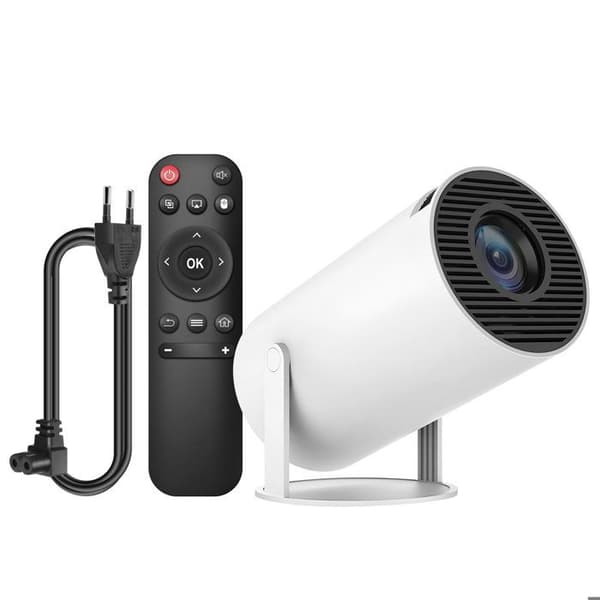 Projektor - AVIZAR - Android 11 - WiFi - Bluetooth - 720p HD - 180° Rotera