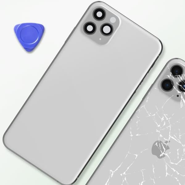 Chassi iPhone 11 Pro Max - AVIZAR - Silver - Utbyte - Hållbar - Kvalitetskontroll
