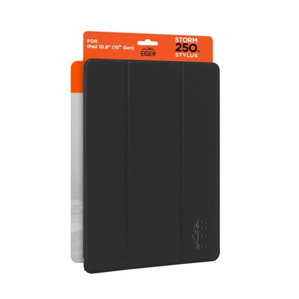 Folio Magnetiskt Fodral för iPad A14 / A16 Bionic med Stylusfack Eiger Svart