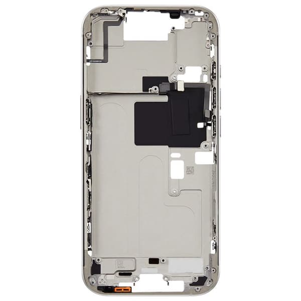 Ersättningscentralchassi för iPhone 16 Pro Max Vit / Svart