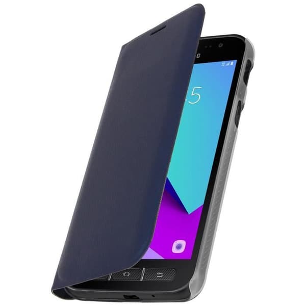 Galaxy Xcover 4 Folio Case Plånbok Clamshell Flip Bokfodral - Blå