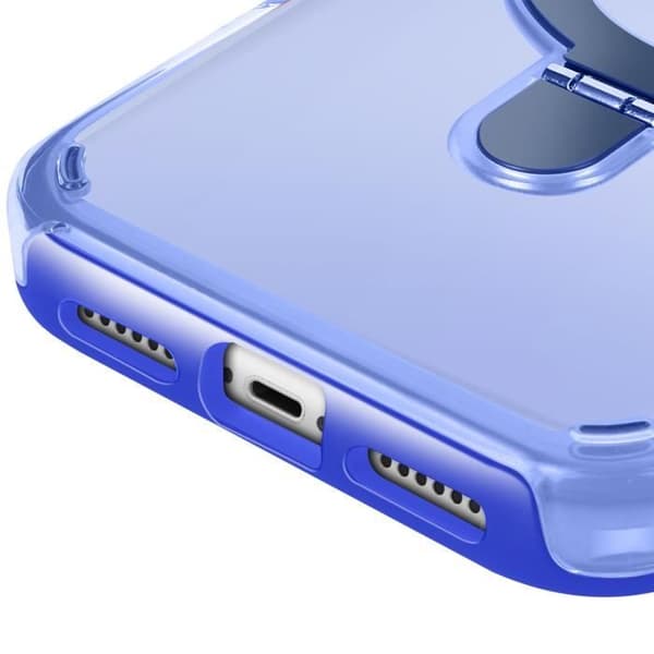 MagSafe-skal för iPhone 11 Stötsäker med Fällbart Stöd Blå