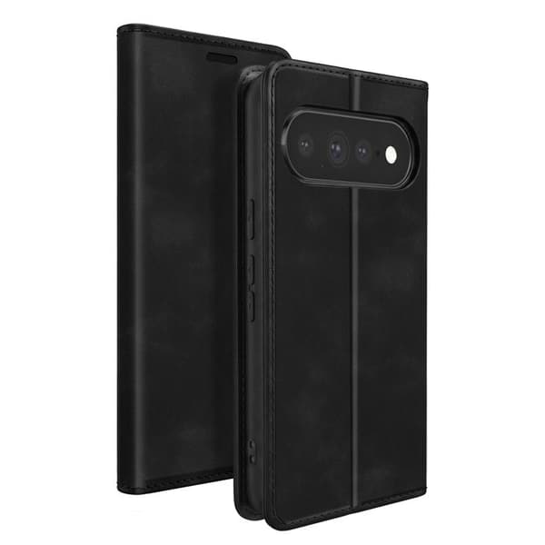 Plånboksfodral för Google Pixel 11 / 11 Pro Mocka Effekt med Stöd Svart