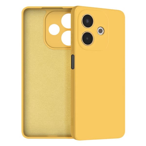 Coque för Oppo A5 Pro Skydd Silikon Soft-Touch Gul