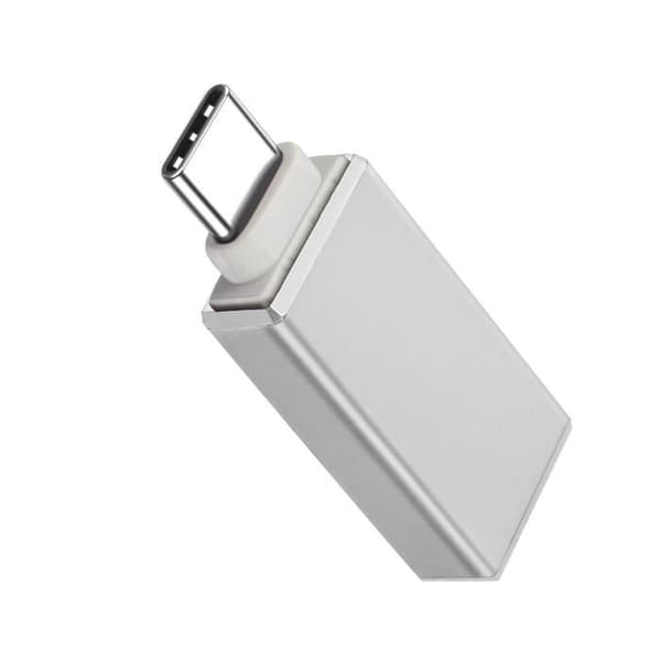 OTG USB-adapter - Hona till USB-C - Silver - Dataöverföring - Kompakt