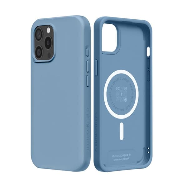 Skyddsfodral för iPhone 15 Pro Max Modell SolidX Ultra-resistent Rhinoshield Blå melerad